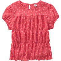 Mädchen Bluse in gekreppter Optik