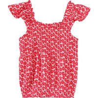 Mädchen Top mit Krepp-Struktur
