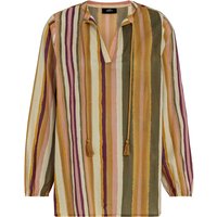 Damen Bluse mit Streifen-Look