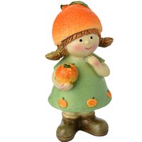 Deko-Figur Kind mit Orangen-Details