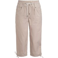 Damen Capri-Hose mit Elastikbund