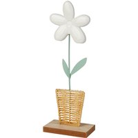 Deko-Aufsteller Blume mit Keramikblüte