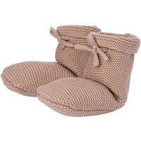 1 Paar Baby Strickschühchen mit Schnürung