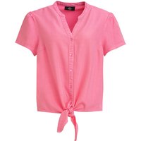 Damen Blusentop in Denim-Optik