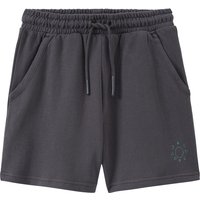 Mädchen Sweatshorts mit Glitzer-Print