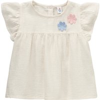 Mädchen Musselin-Bluse mit Applikation