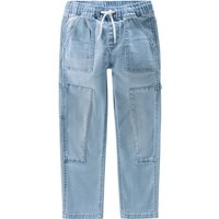 Jungen Pull-on-Jeans mit Ziernähten