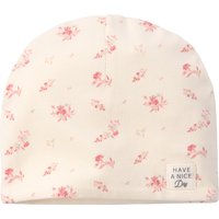 Baby Mütze mit Blümchen