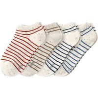 4 Paar Jungen Sneaker-Socken mit Noppengarn