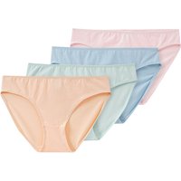 4 Damen Slips mit Pünktchen