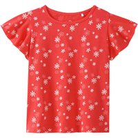 Mädchen T-Shirt mit Blumen-Muster