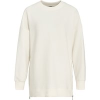 Damen Sweatshirt mit Rippstruktur