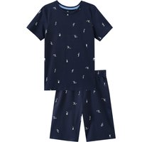 Jungen Shorty mit Fußball-Allover