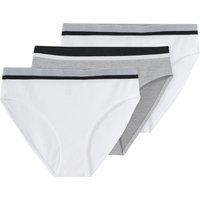 3 Mädchen Seamless-Slips in Rippstruktur