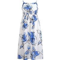 Damen Midi-Kleid mit floralem Print