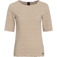 Damen T-Shirt in Crepp-Optik