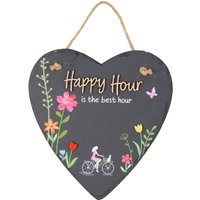 Schieferschild mit Spruch