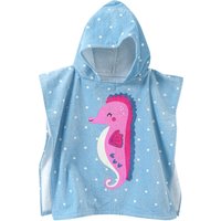 Badeponcho mit Seepferdchen