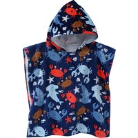 Badeponcho mit Meerestieren