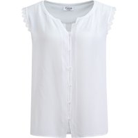 Damen Blusentop mit Knopfleiste