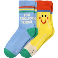 2 Paar Kinder Socken zur Einschulung
