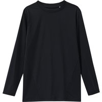 Jungen Sport-Langarmshirt unifarben