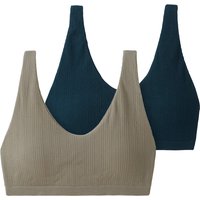 2 Damen Bustiers in Seamless-Qualität