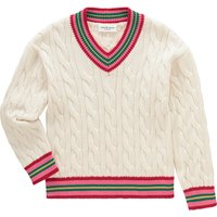 Mädchen Strickpullover im College-Style