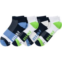 4 Paar Jungen Sneaker-Socken mit Ajour