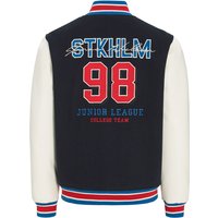 Herren Collegejacke mit Backprint