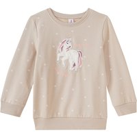 Mädchen Sweatshirt mit Einhorn-Motiv