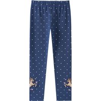 Mädchen Leggings mit Pferde-Applikation