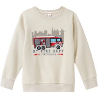 Jungen Sweatshirt mit Feuerwehr-Applikation