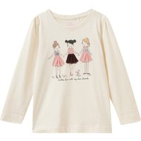 Mädchen Langarmshirt mit Ballerina-Print
