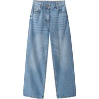 Mädchen Wide-leg-Jeans mit verstellbarem Bund