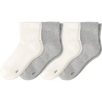 4 Paar Herren Frottee-Sneaker-Socken im Set