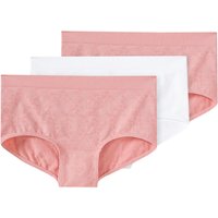 3 Mädchen Seamless-Pantys mit Blümchen