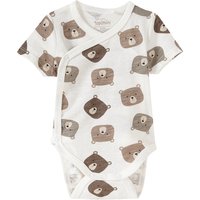Baby Wickelbody mit Bären-Allover