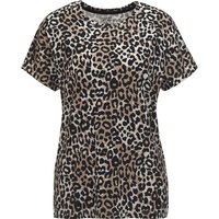 Damen Schlafshirt mit Leo-Muster