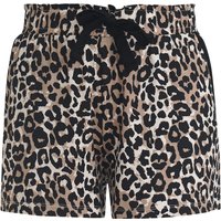 Damen Schlafshorts mit Leo-Muster