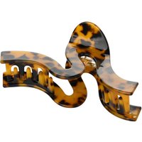 Große Haarklammer im Animal-Look