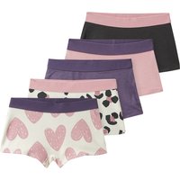 5 Mädchen Pantys mit Rippstruktur