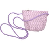 Mini-Umhängetasche aus Papierstroh
