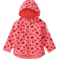 Baby Softshelljacke mit Blümchen-Print