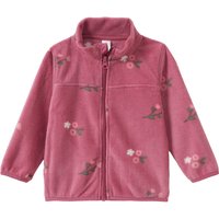 Baby Fleecejacke mit Blumen