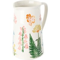 Deko-Krug mit Blumen-Motiven
