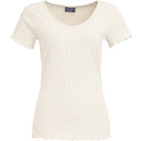 Damen T-Shirt in Rippstruktur
