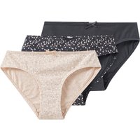 3 Mädchen Slips in verschiedenen Dessins