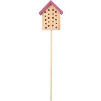 Mini-Insektenhotel mit Stab