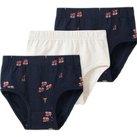 3 Baby Slips mit Feuerwehr-Motiven